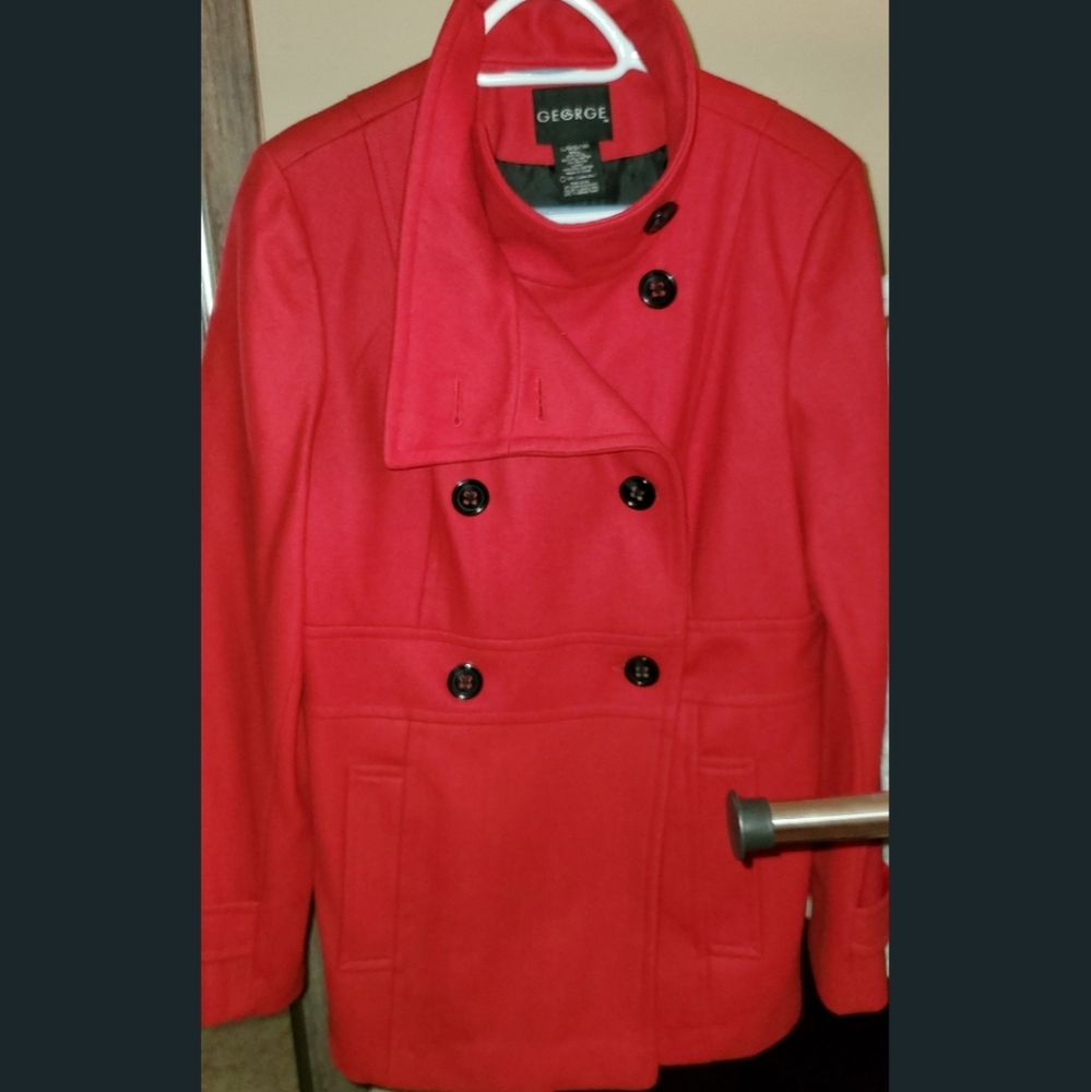 Red Peacoat